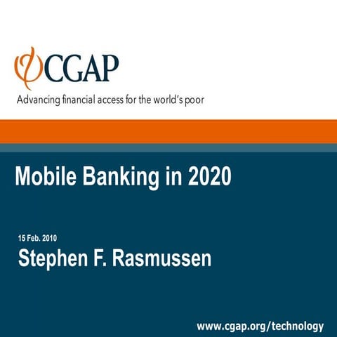 Mobile Banking In 2020 Cgap