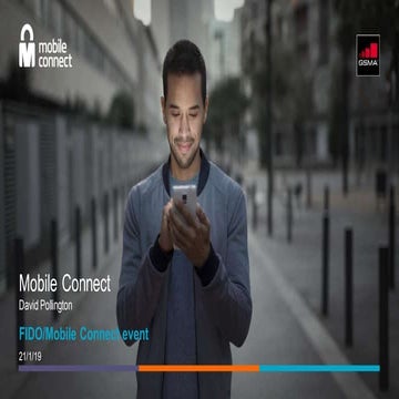 FIDO & Mobile Connect