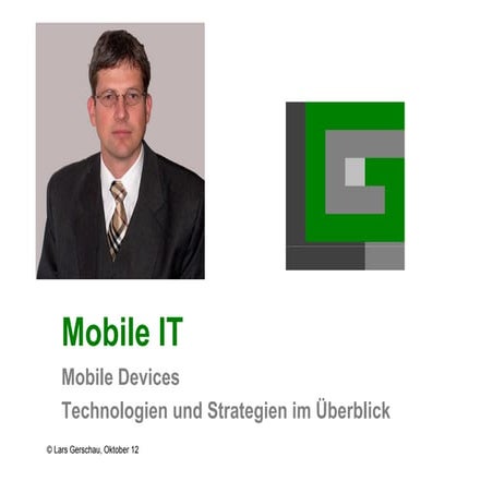 Mobile Devices – Technologien und Strategien im Überblick
