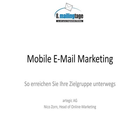 Mobile E Mail Marketing
