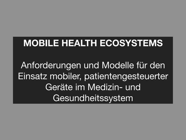 Mobile health (german)