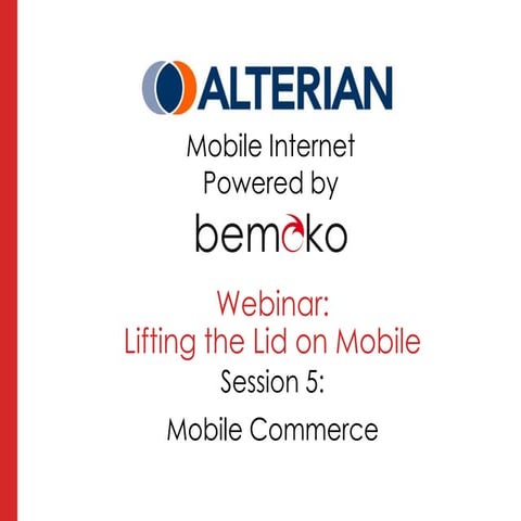 Mobile   m-commerce