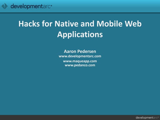 Mobile native-hacks