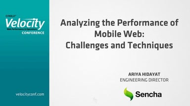 Analyzing the Performance of Mobile Web