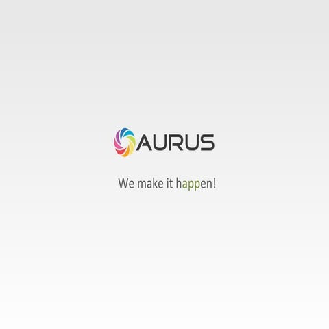 Aurus - Mobile Apps Portfolio 2013