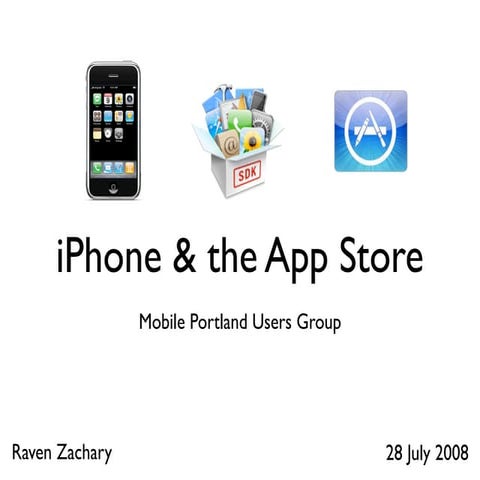 The iPhone App Store Opportunity