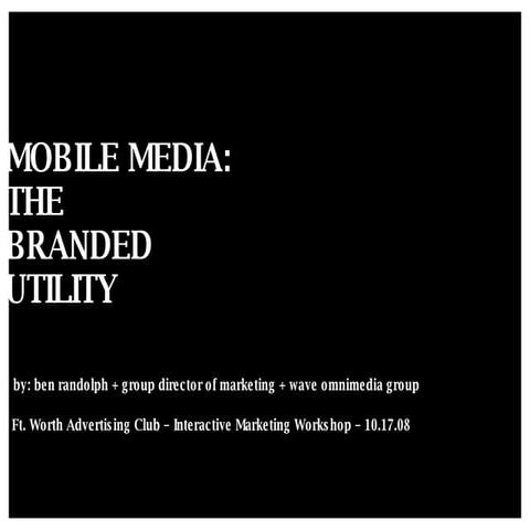 The Branded Utility | PDF