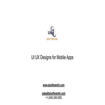 Mobile Apps UI UX Portfolio