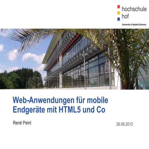 Vortrag  HTML5, CSS3, PhoneGap