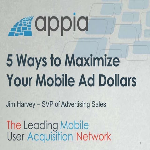 5 Ways to Maximize Your Mobile Ad Dollars