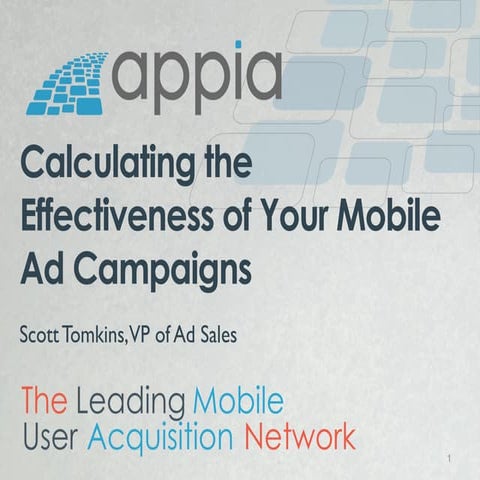 Calculating the Effectiveness of Your Mobile Ad Campaigns