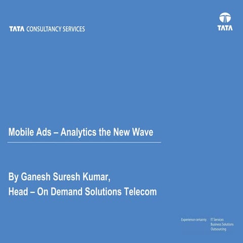 Mobile Ads   Analytics The New Wave