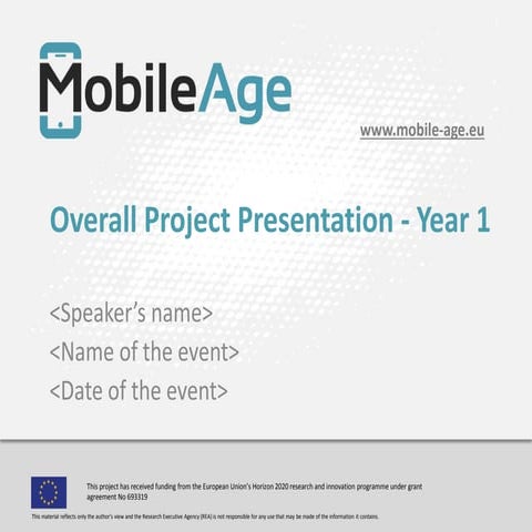 Mobile Age - Overall Project Presentation
