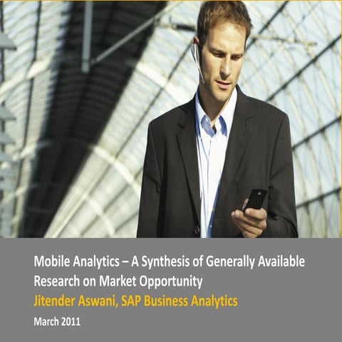 Mobile Analytics (Mobile BI) - A Game Changer 