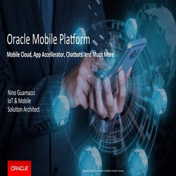 3° Sessione Oracle - CRUI: Mobile&Conversational Interface