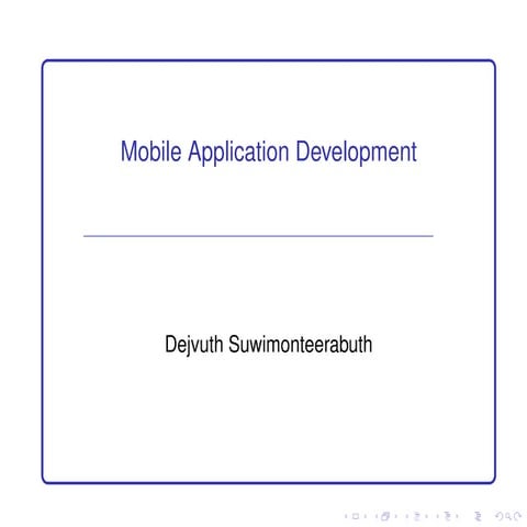Mobile app | PDF | Operating Systems | Computer Software and Applications