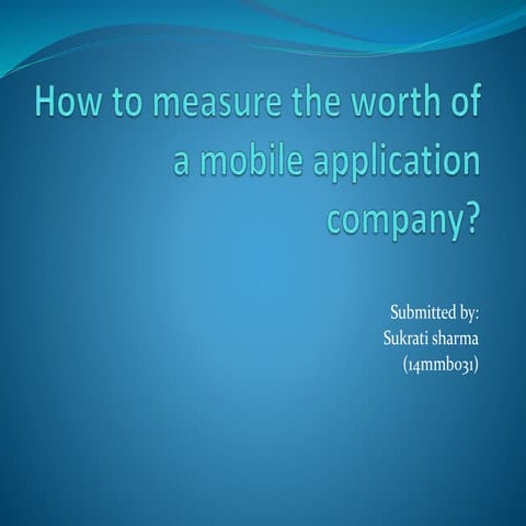 Mobile app value