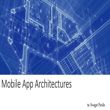 Mobile app architectures
