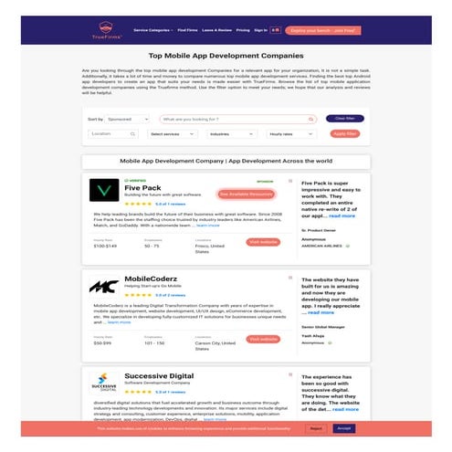 Mobile App Development Companies