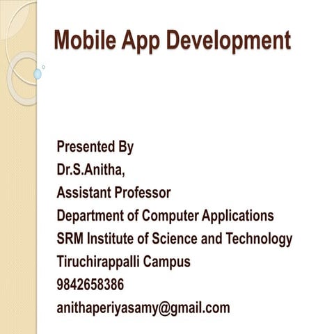 Mobile App Development | PPT