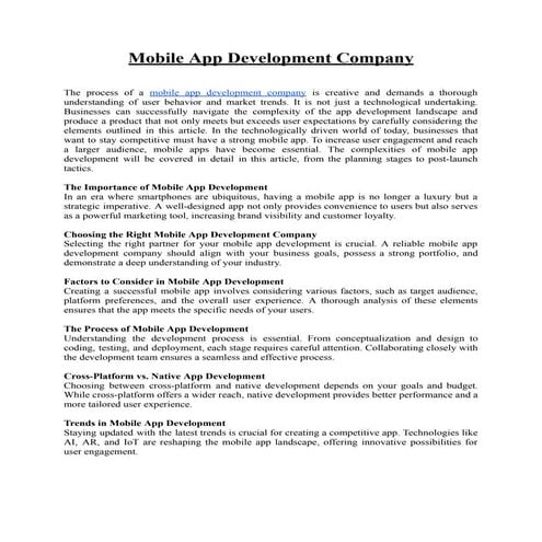 Mobile App Development Company in Chandigarh | Ellocent Labs