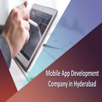 Mobile app development company in hyderabad