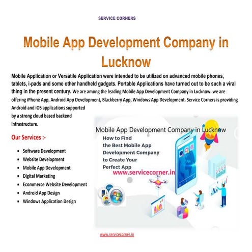 Mobile app development company in lucknow