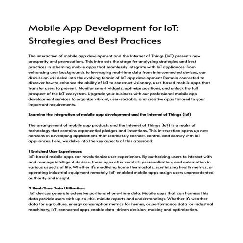 Mobile App Development for IoT_ Strategies and Best Practices.pdf