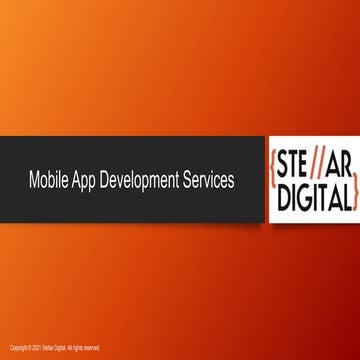 Mobile app development ppt | PPT