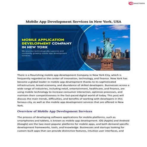 Mobile App Development Services in New York, USA.pdf