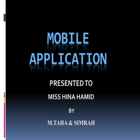 Mobile application