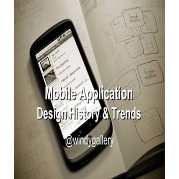 Mobile application design trend & history