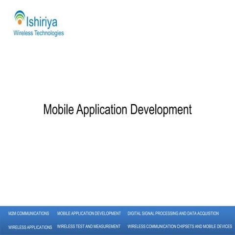 Ishiriya Wireless Technologies-Mobile Application Development