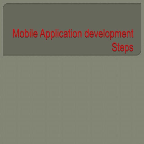 Mobile App Development Company in Dubai