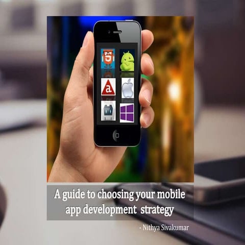 A step-by-step guide to mobile application development strategy