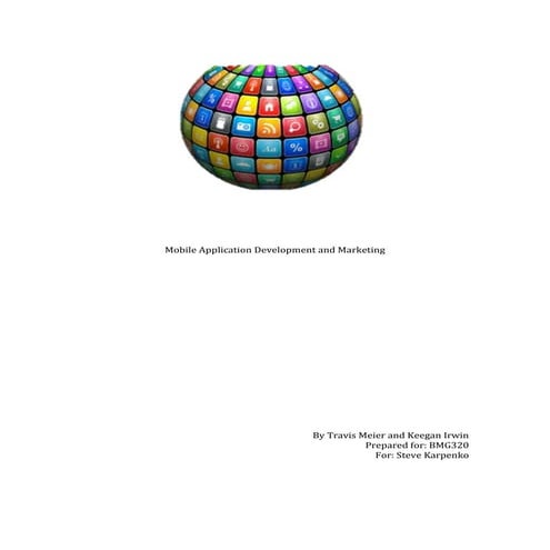 Mobile application in the marketplace research paper