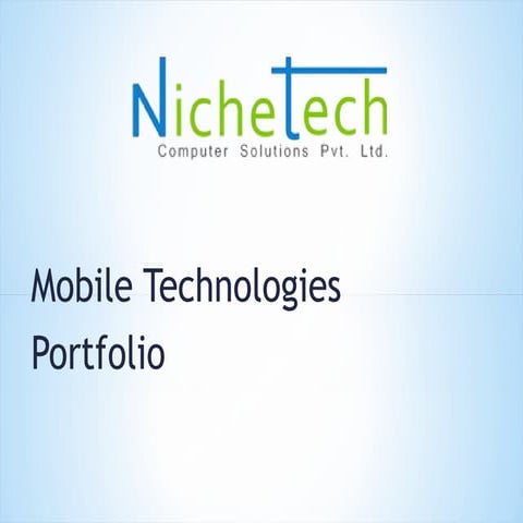 Mobile Apps Development by NicheTech India