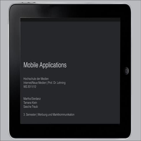 Mobile applications