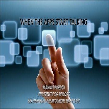 Mobile applications