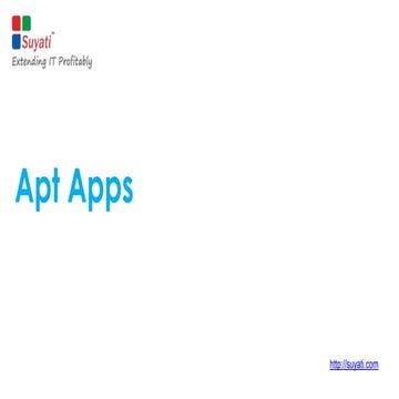 Apt Apps - Suyati Technologies