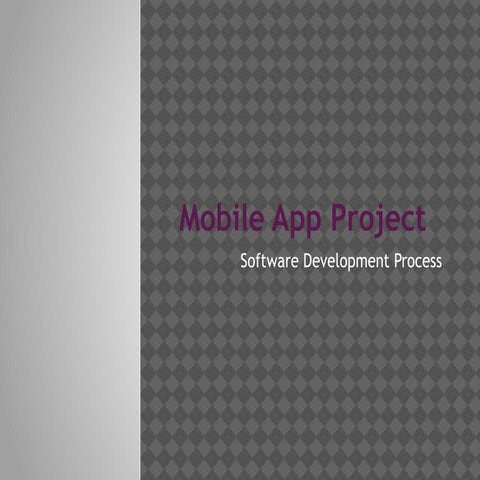 Mobile app project