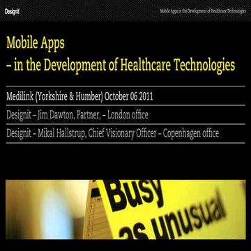 Mobile Apps and the Healthcare World