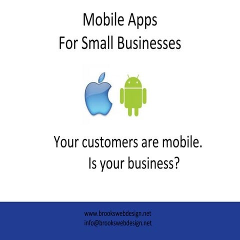 Mobile Apps For Small Business | PPT | Free Download