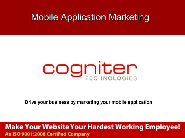 Mobile apps marketing