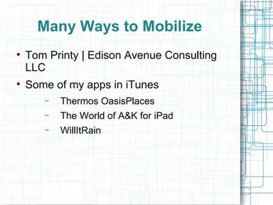Mobile Apps presentation