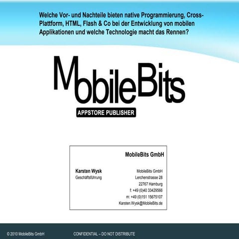 Echtzeit Klub - Apps: Mobile Bits
