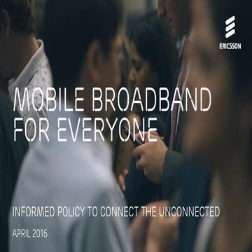 Mobile Broadband For Everyone 