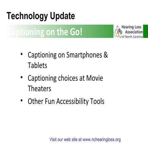 Captioning on the Go!