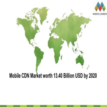 Mobile cdn market  ppt