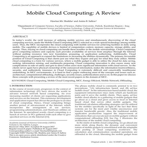 Mobile cloud computing | PDF